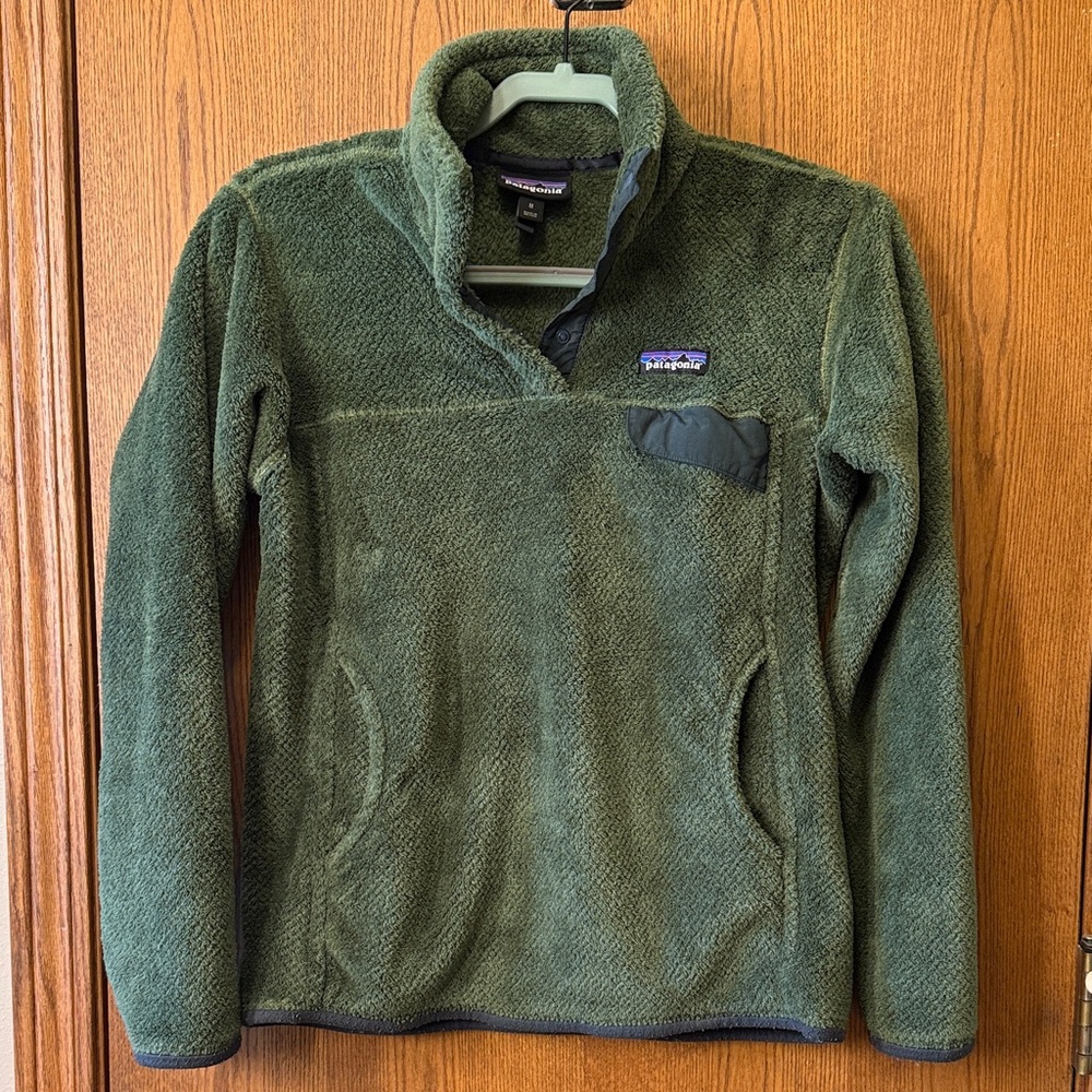 Patagonia Re-Tool Snap T Pullover Green